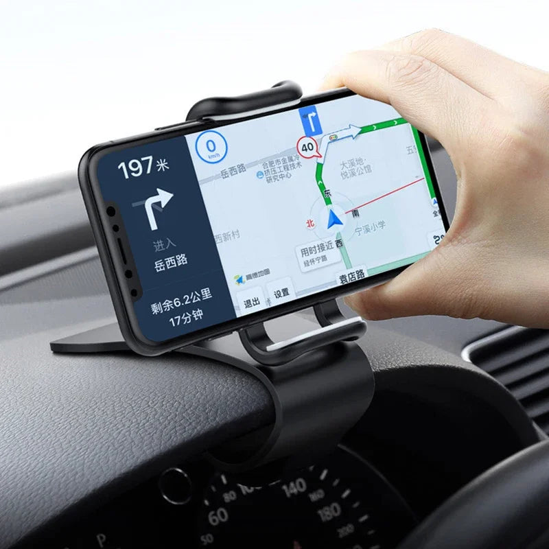 Maerknon 360° Rotatable Car Phone Holder | Dashboard Rearview Mirror Clip Mount | Universal Stand