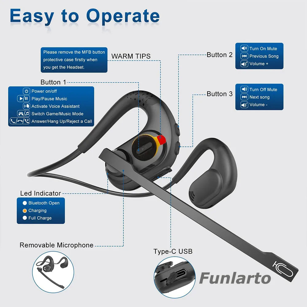 Buy Best Open-Ear Headphones - Wireless and Comfortable | Free Shipping & Fast Delivery