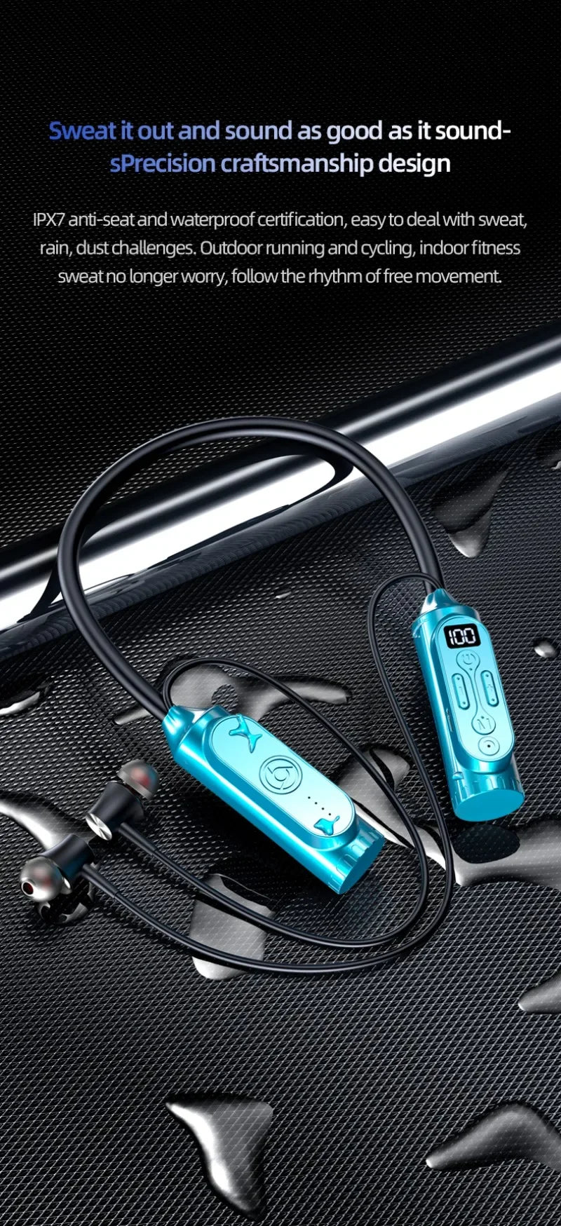 Luxuglow Bluetooth Earphones with Power Bank - Long Battery Life