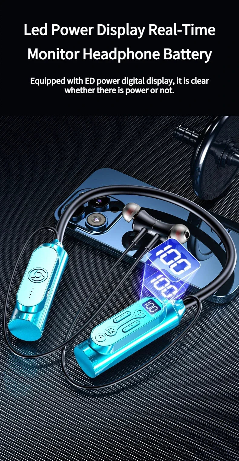 Luxuglow Smart Neckband Earphones with ANC and Power Bank