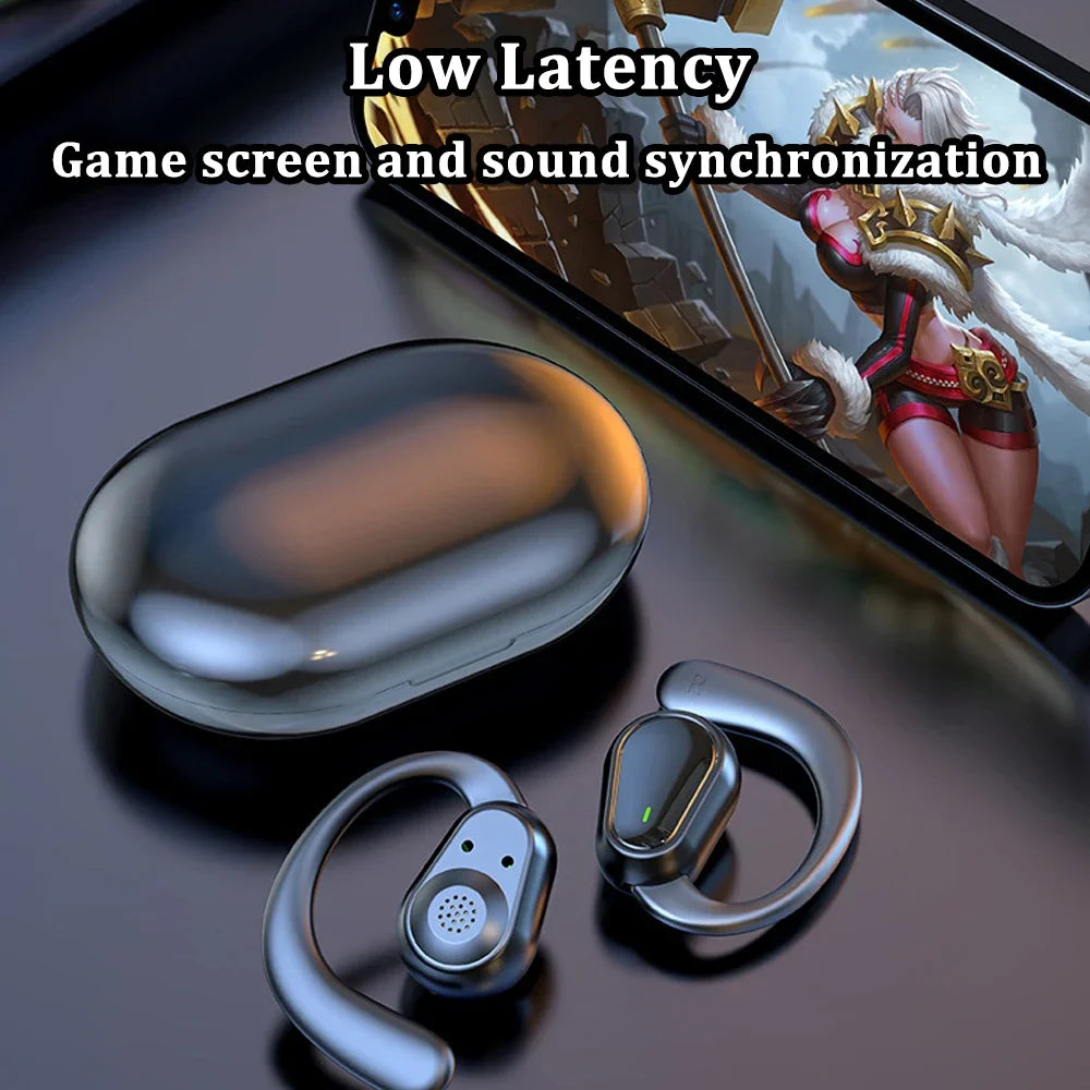 Waterproof Bluetooth Ear Hook Earphones with ANC