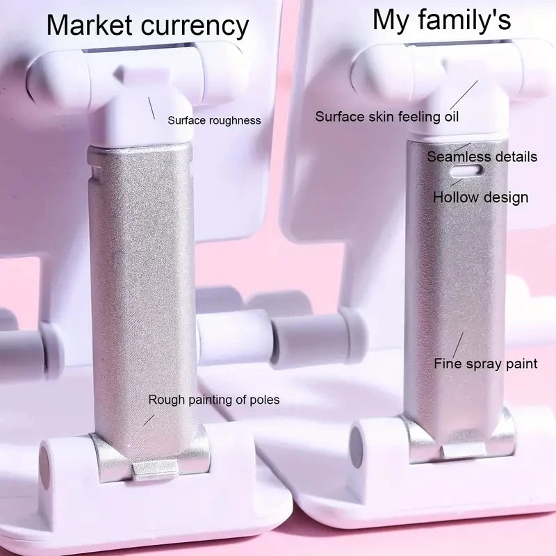 Adjustable Desk Phone Tablet Stand | Universal Desktop Holder for iPhone iPad Xiaomi Samsung