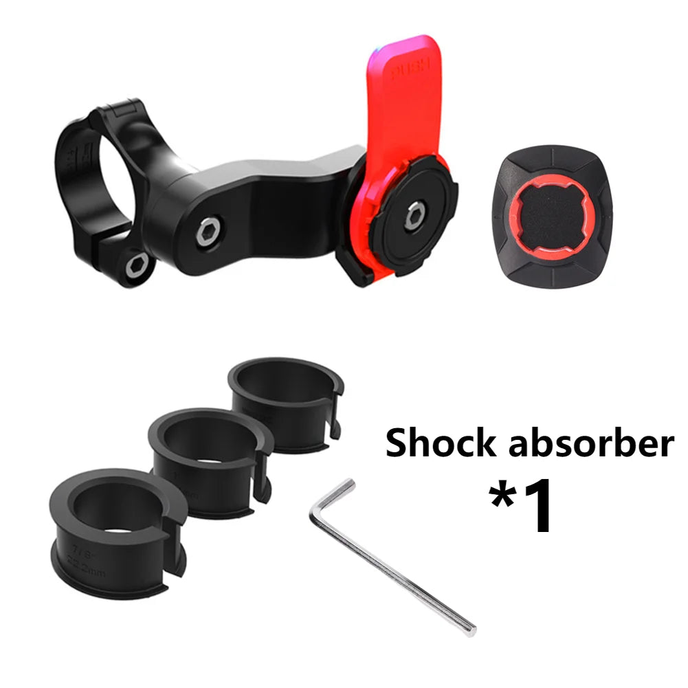 APWIKOGER Shock Absorber Bike Phone Holder – MTB Handlebar Mount