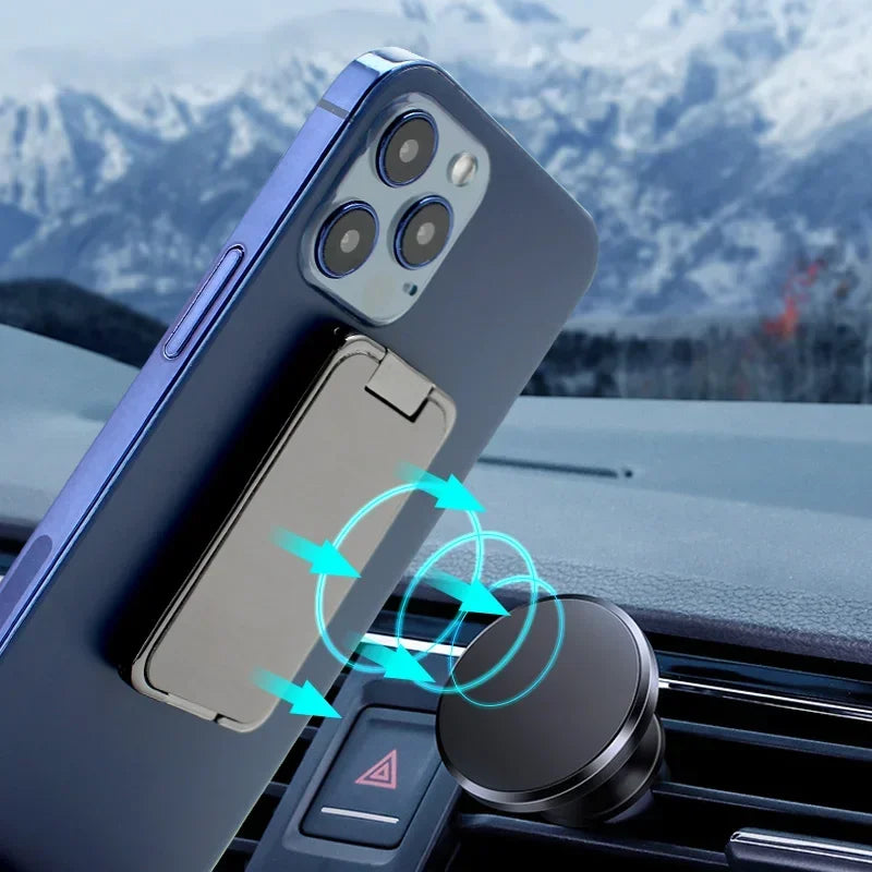 Magnetic Phone Ring Holder Stand | Foldable Grip for iPhone & Android