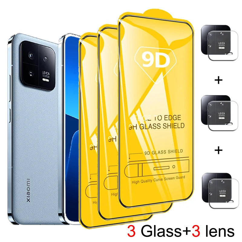 1-3 Pack Tempered Glass Screen Protector Xiaomi 14T 13T 13 12T 11T Pro 9H HD Anti-Scratch Camera Film
