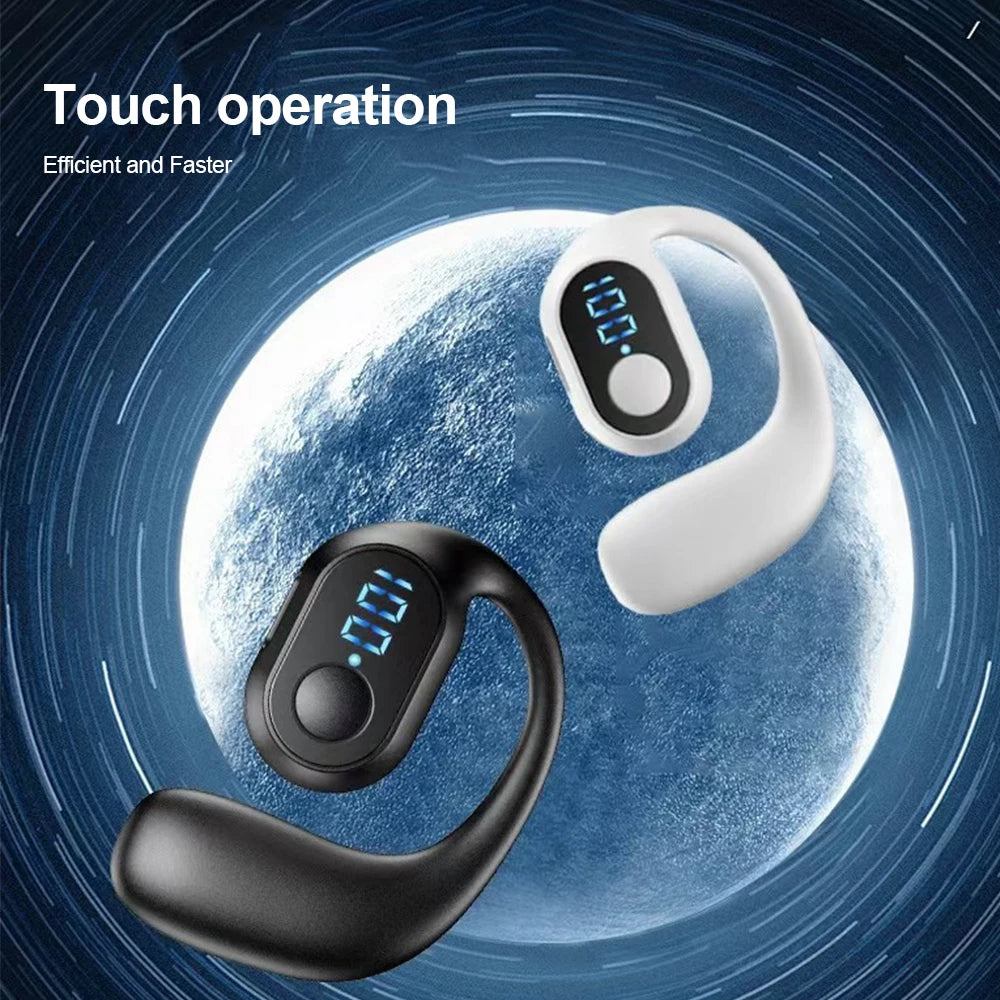 OENY Bluetooth Ear Hook Headset - Comfortable Wireless Headphones