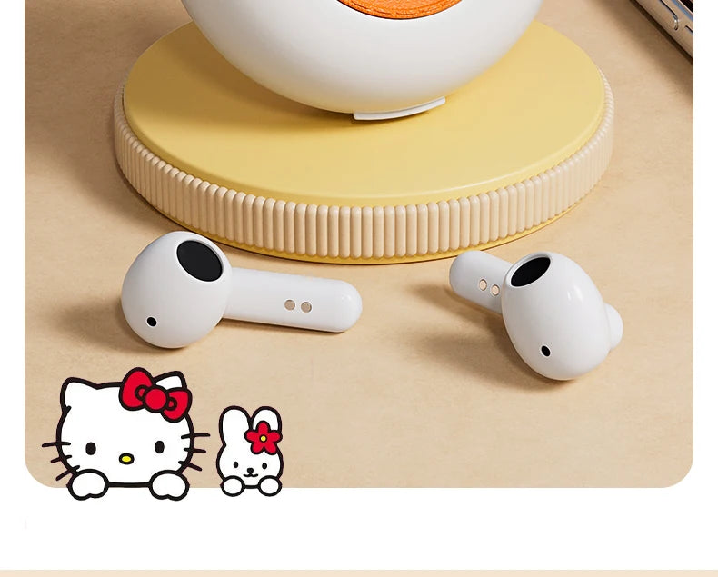 Hello Kitty Bluetooth 5.2 Wireless Earbuds, Waterproof, Affordable