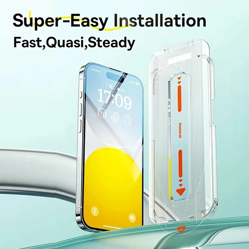 Baseus Corning Glass Screen Protector iPhone 15 14 13 Pro Max Anti-Spy Anti-Blue Ray HD Clear Full Cover