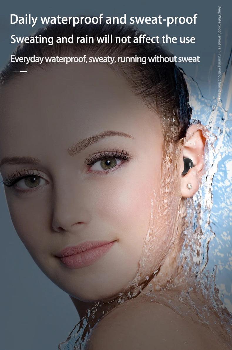OLOEY Mini TWS Bluetooth 5.3 Earbuds - Compact Noise Cancellation