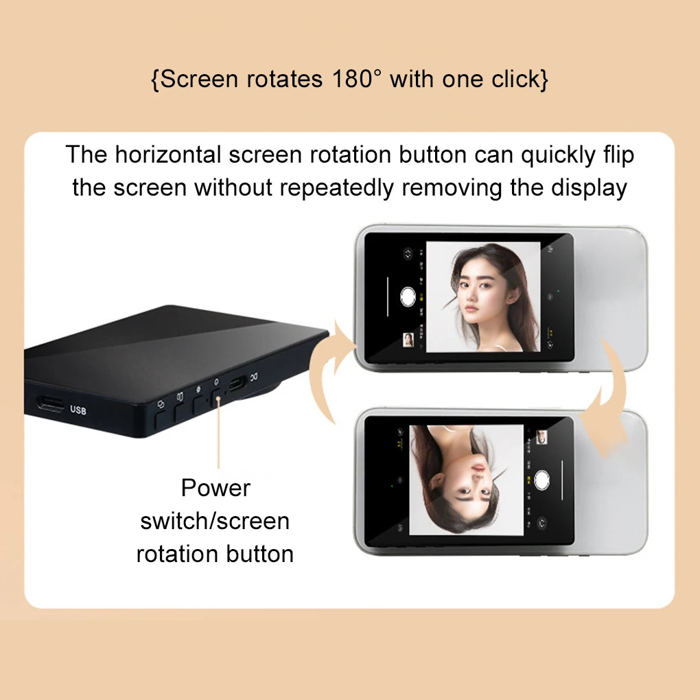Wireless Lavalier Mic & Magnetic Monitor Kit for Smartphone Vlogging