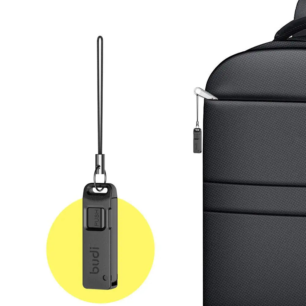 SIM Card Storage Box with Ejector Pin & Lanyard | TF Card Holder Anti-Lost Travel Organizer