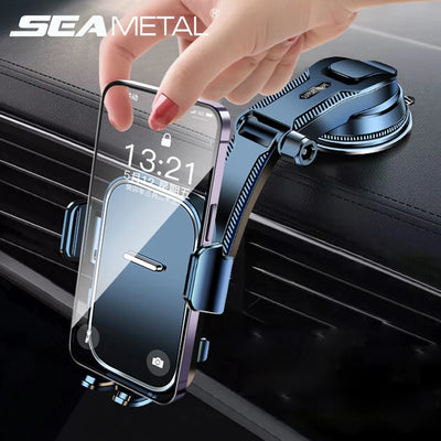 SEAMETAL Car Dashboard Phone Holder – Universal GPS Navigation Stand