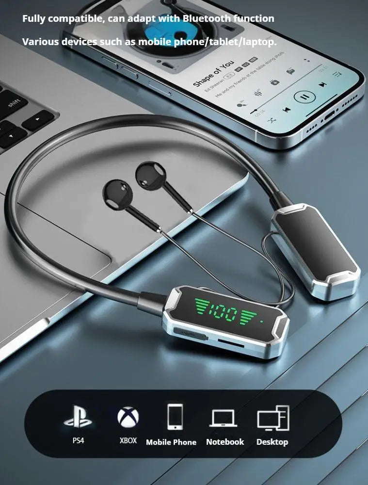 Newmsnr Bluetooth 5.4 Neckband Earphones
