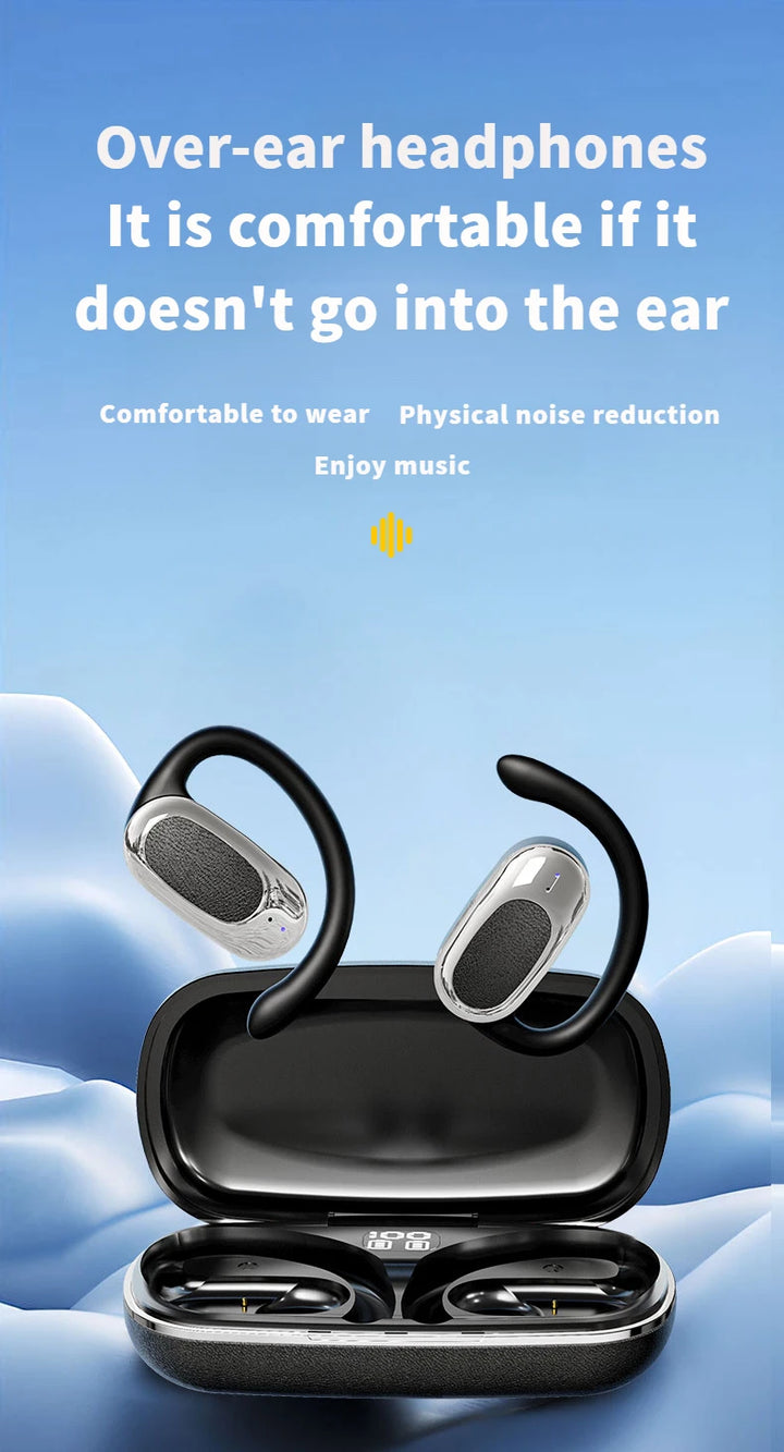 Get the best sweatproof ear hook for your iPhone - secure fit and wireless stereo sound! — magsafe ear hook Bluetooth headset
