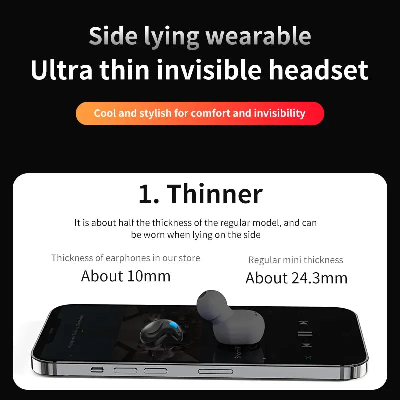 X55 Waterproof Bluetooth Ear Hook Earphones — waterproof phone case