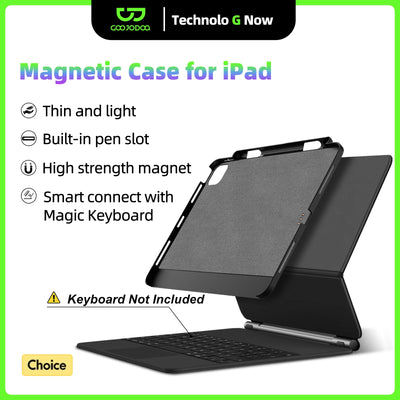 Buy Premium Magnetic iPad Pro Case 2026 – Magic Keyboard Compatible | Free Shipping & Fast Delivery