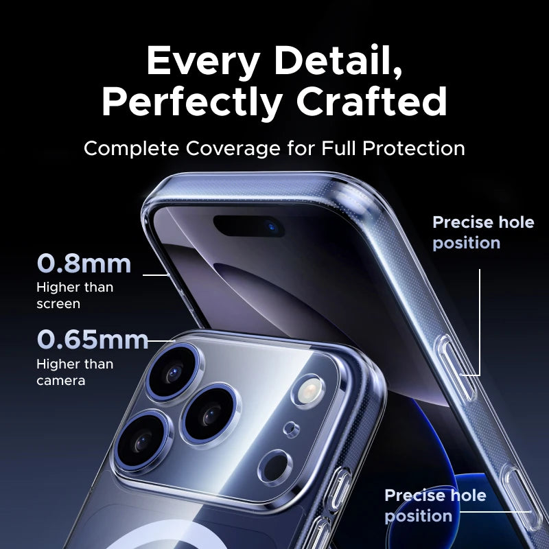 MagSafe Magnetic Clear Case - iPhone 17 Pro Max Case — magsafe case iPhone 17 Pro Max