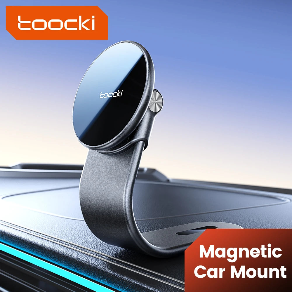 Toocki N52 Magnetic Car Phone Holder – MagSafe GPS Mount for iPhone 15 14 13
