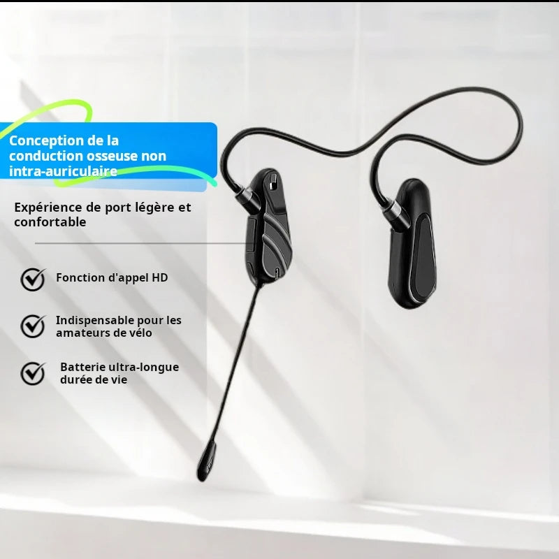 Wireless Ear Hook Headphones by OUKADUN