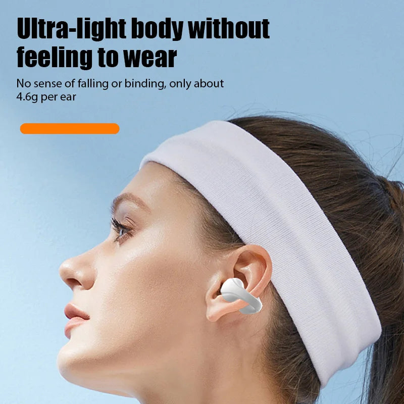 JS352 ANC Bluetooth 5.3 TWS Wireless Earbuds with Waterproof Earhook Design