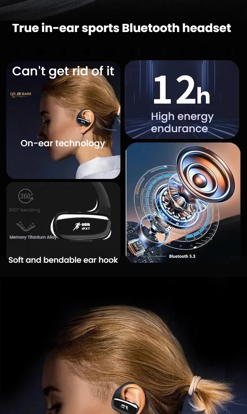 SUOMEIJA SM808 Bluetooth 5.3 Neckband Earphones - Dual Playback, ANC — SUOMEIJA SM808 Bluetooth Neckband Earphones