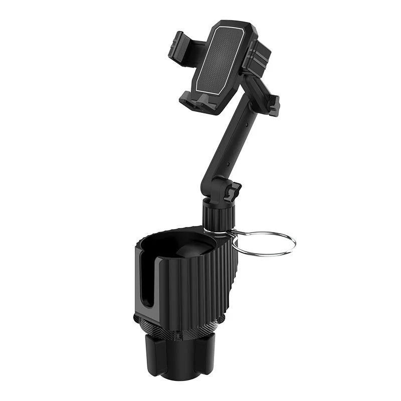 Car Cup Holder Phone Mount – 360° Adjustable Universal GPS Cradle Stand