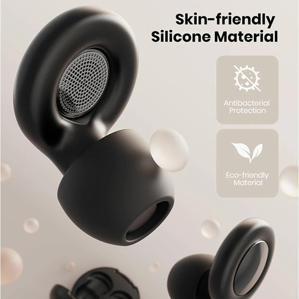 Reusable Silicone Earplugs High-Density Noise Blocking Sleep