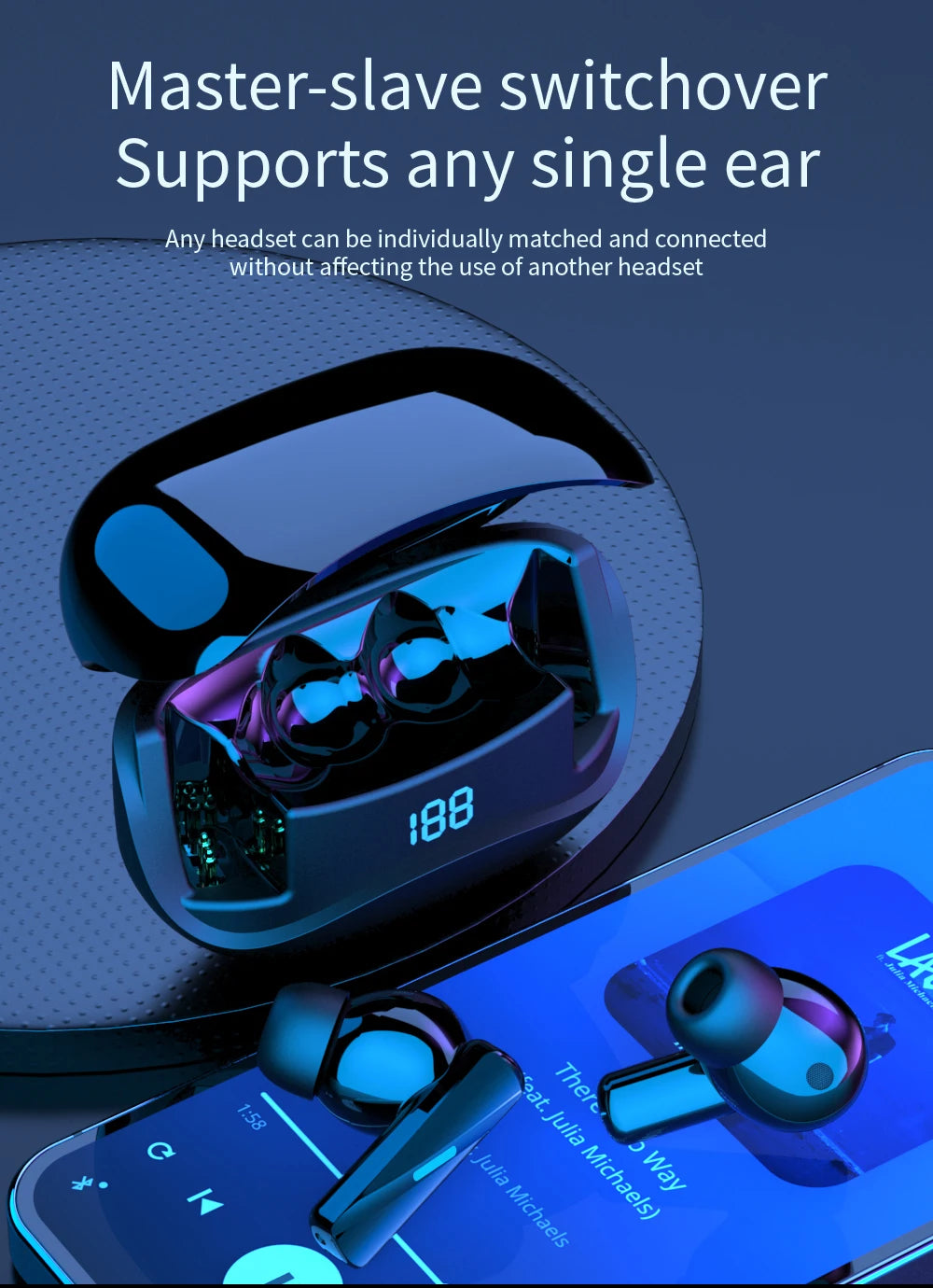 RSRDDY Bluetooth In-Ear Headphones