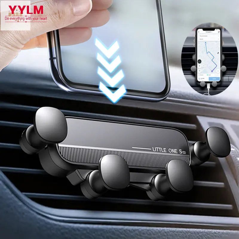 YYLMONE Gravity Car Phone Holder – Air Vent GPS Mount