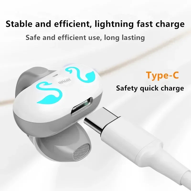 SHUKE GD68 Wireless Waterproof Earbuds - Bluetooth 5.3 Earbuds for Outdoor Use