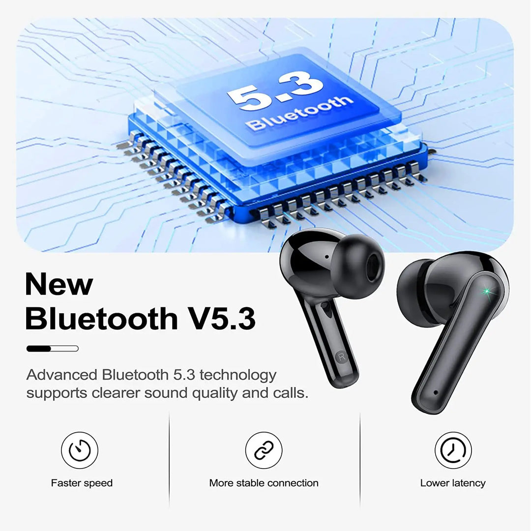 PYLV TWS Bluetooth 5.3 In-Ear Earbuds - Wireless Earbuds for Music Lovers