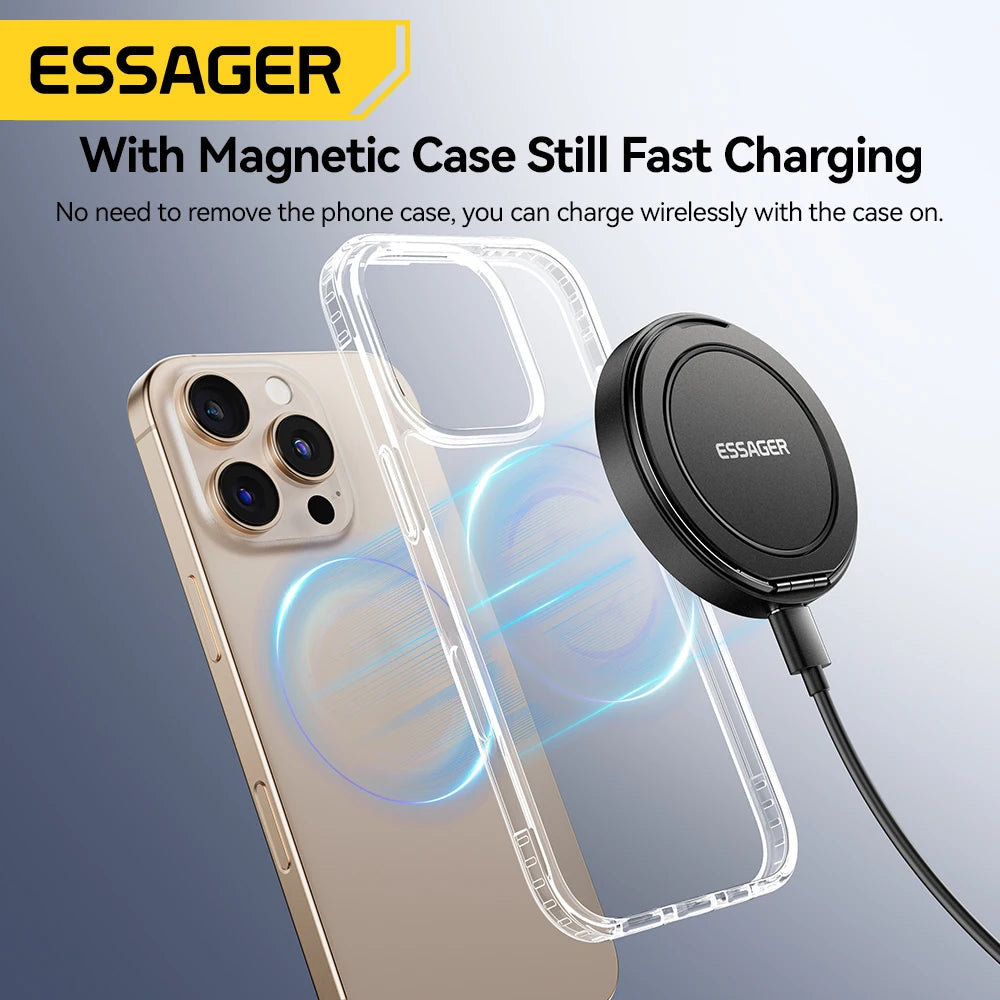 MagSafe Charging Stand, 15W Magnetic Wireless Charger