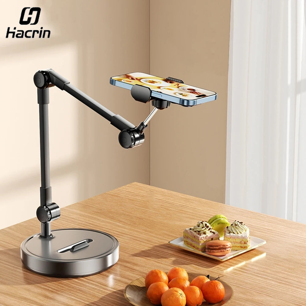 Raugee Overhead Phone Stand – Adjustable Arm for Live Streaming