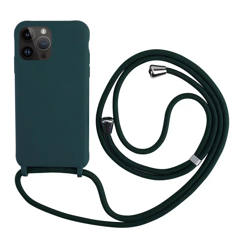 Best Phone Case for iPhone 16 with Crossbody Lanyard Colorful Case — iPhone 16 case