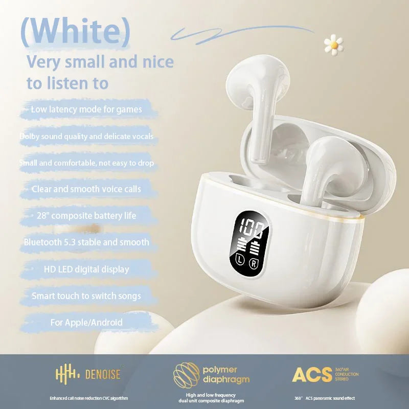 Best TWS Earbuds with Active Noise Cancellation Wireless Earphones