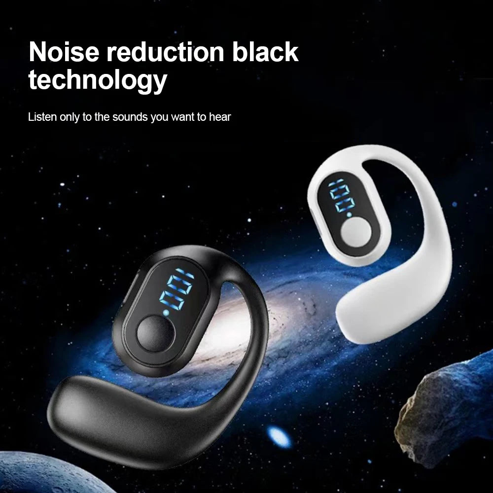 OENY Bluetooth Ear Hook Headset - Comfortable Wireless Headphones