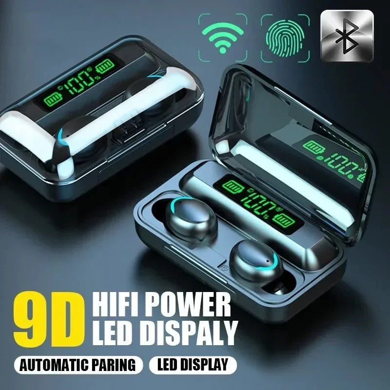 Wireless Earbuds for Deep Bass and Clear Sound - Active Noise Cancellation