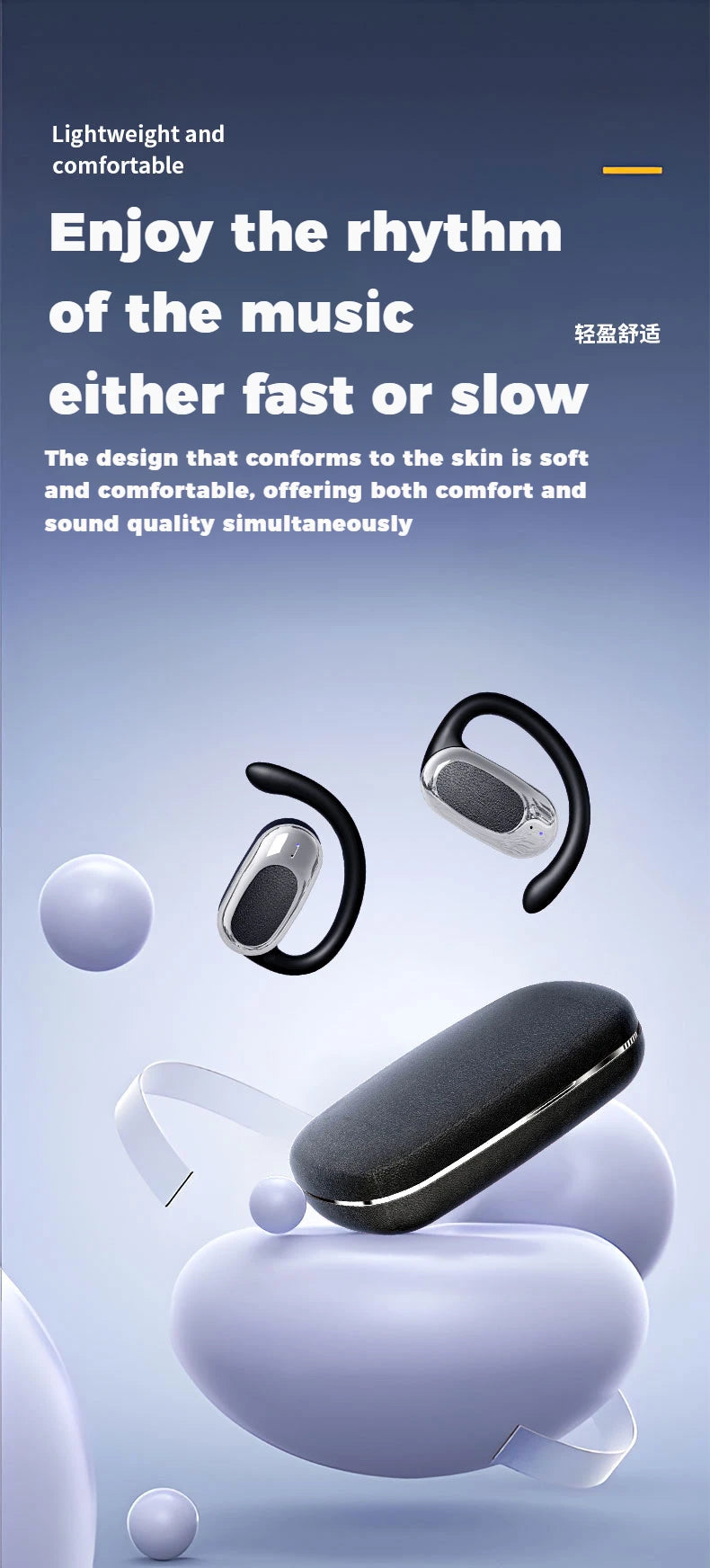 Get the best sweatproof ear hook for your iPhone - secure fit and wireless stereo sound! — magsafe ear hook Bluetooth headset