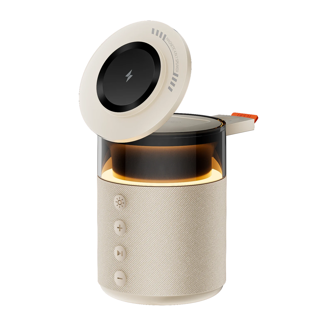 Best Magnetic Wireless Charger with Speaker & Night Light for Phone — magsafe accessories