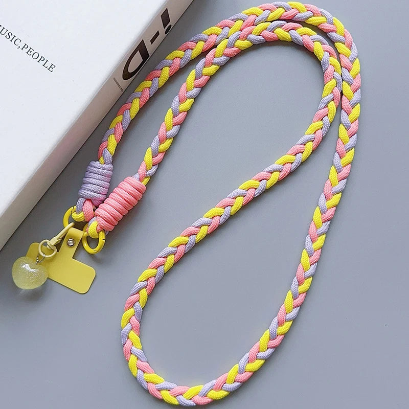 ZHANZHI Cartoon Phone Lanyard | Universal Crossbody Long Rope Strap | Decorative Pendant Accessory