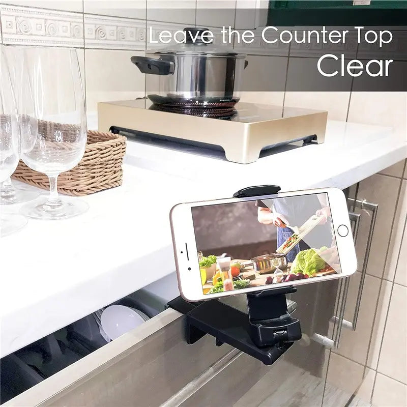 Airplane Phone Holder Foldable Travel Stand Desk Mount