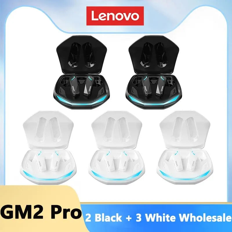 Lenovo GM2 Pro TWS Gaming Earbuds | Bluetooth 5.3 Low Latency HiFi Dual Mode ANC Headset