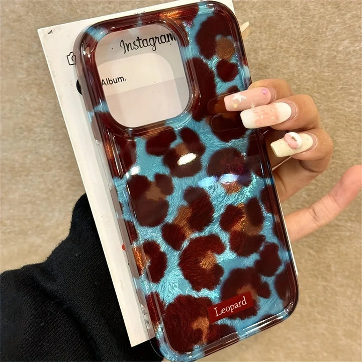 Leopard Print iPhone Case for Apple iPhone 17 to 7/8 Plus