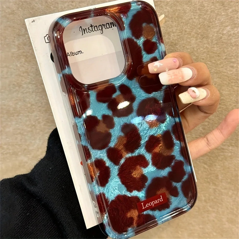 Leopard Print iPhone Case for Apple iPhone 17 to 7/8 Plus