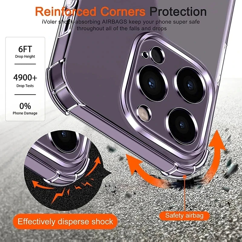 Best Clear Silicone iPhone Case for 6 to 16 Pro Max