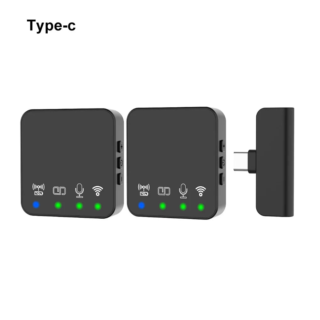 Wireless Lavalier Mic & Magnetic Monitor Kit for Smartphone Vlogging