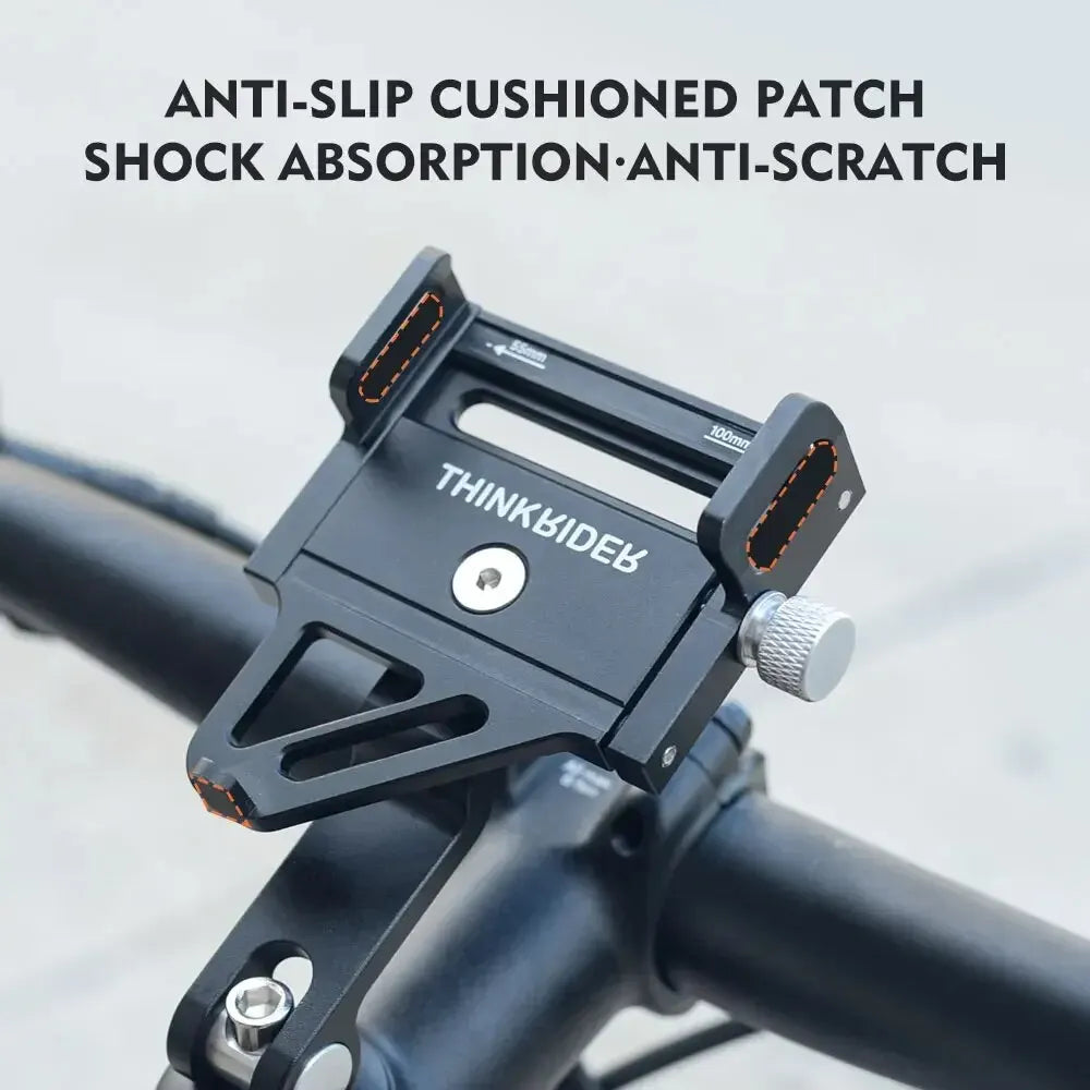 ThinkRider 270° Rotatable Bike Phone Mount – Aluminum MTB Bicycle Holder