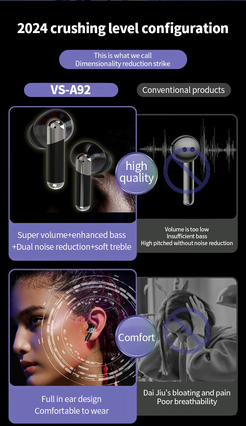 Top Rated Waterproof Earphones with HiFi Bass - Buy INMAS E3B Bluetooth Earphones