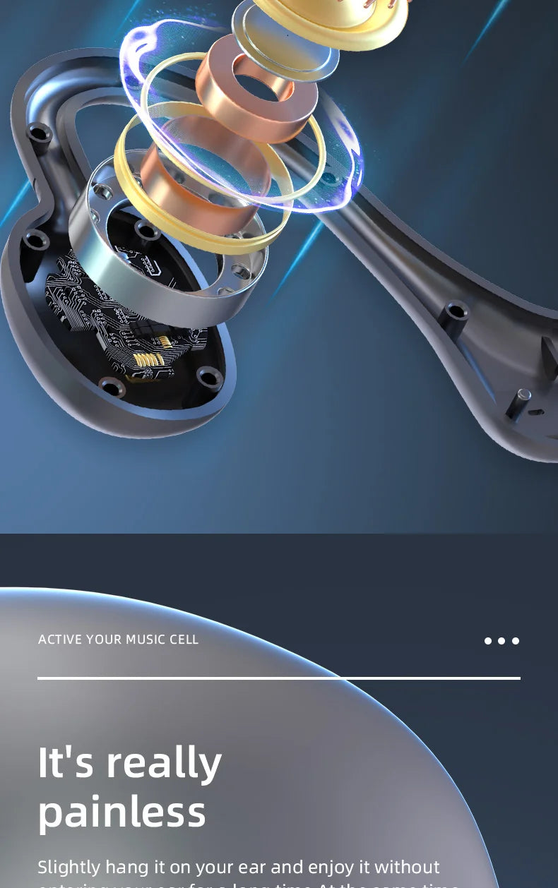 Wireless Ear Hook Headphones | Secure Fit & Balanced Sound