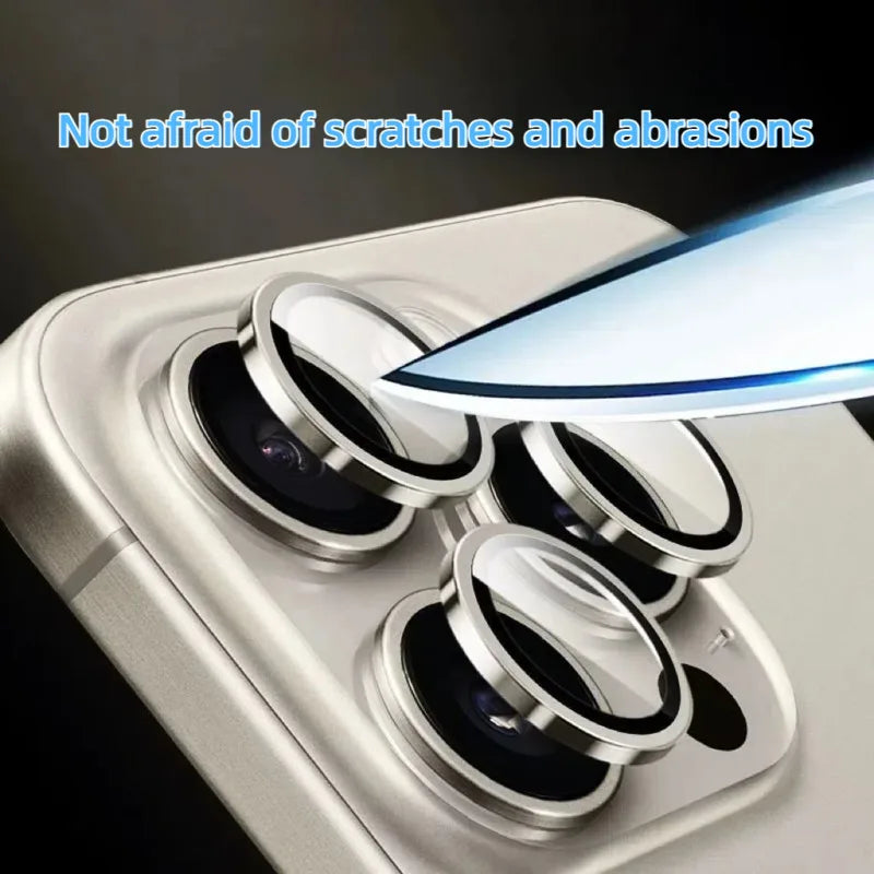 3-Pack Camera Lens Protector iPhone 16 15 14 13 12 11 Pro Max Corning Tempered Glass Lens Film